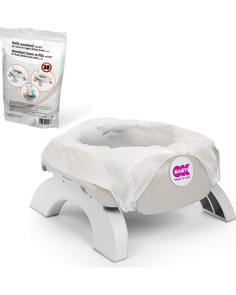 OK Baby Set de Recharges pour Pot & Réducteur Roady - 30 Pièces