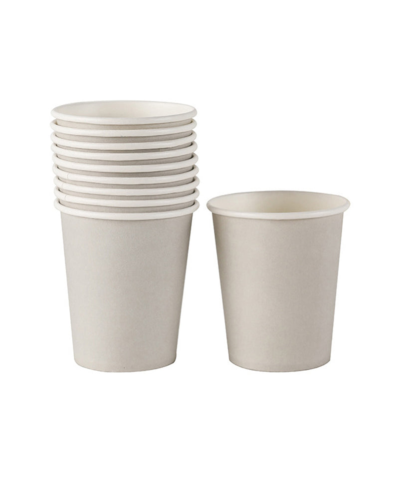 Set de 10 Gobelets Simple - Gris