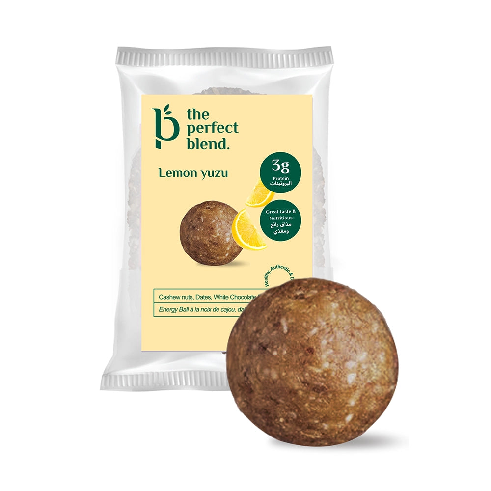 Boule Énergétique Citron Yuzu - The Perfect Blend - Une Explosion de Fraîcheur