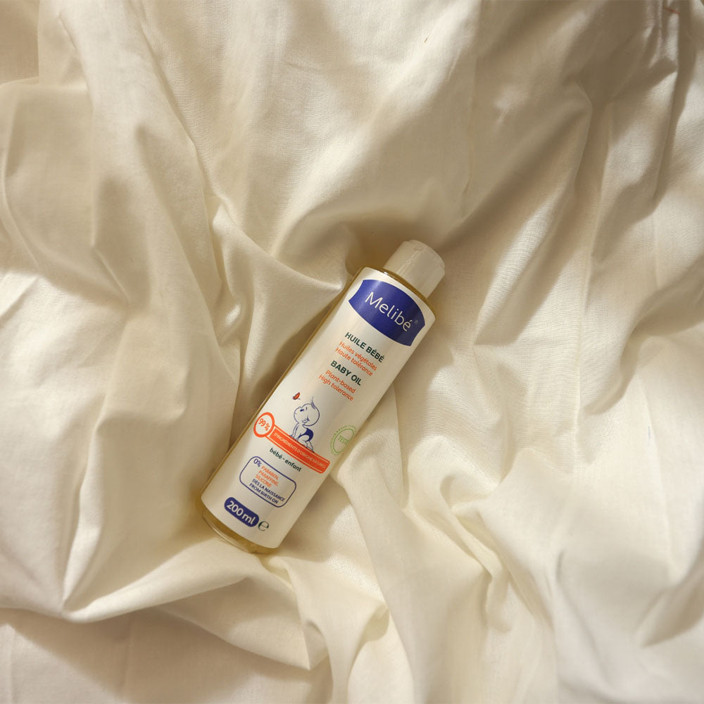 Offer: Melibé Body Oil - 200ml = Free Washcloth!