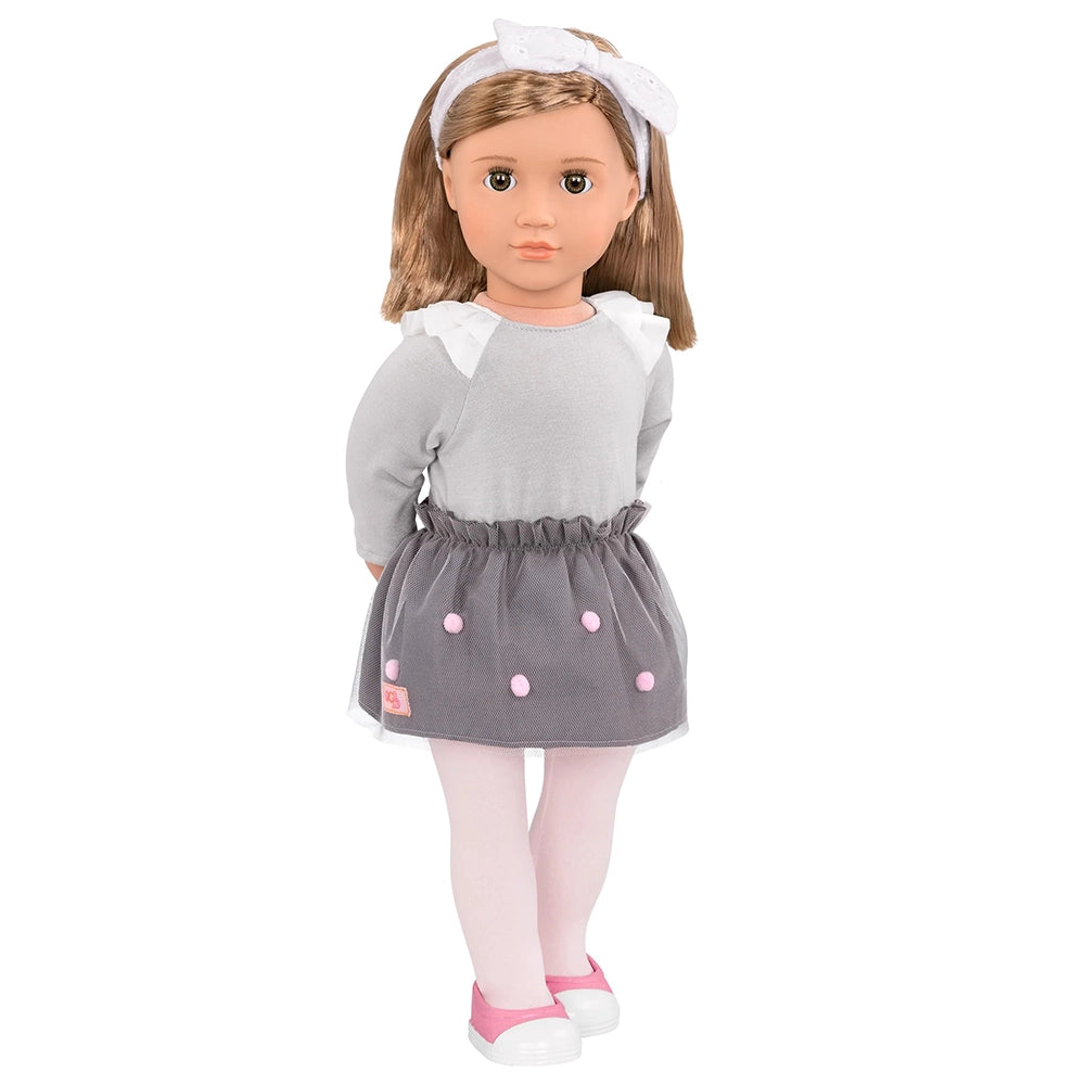 Our Generation Fashion Doll Pompom Skirt 46cm 3Y+ - Bina
