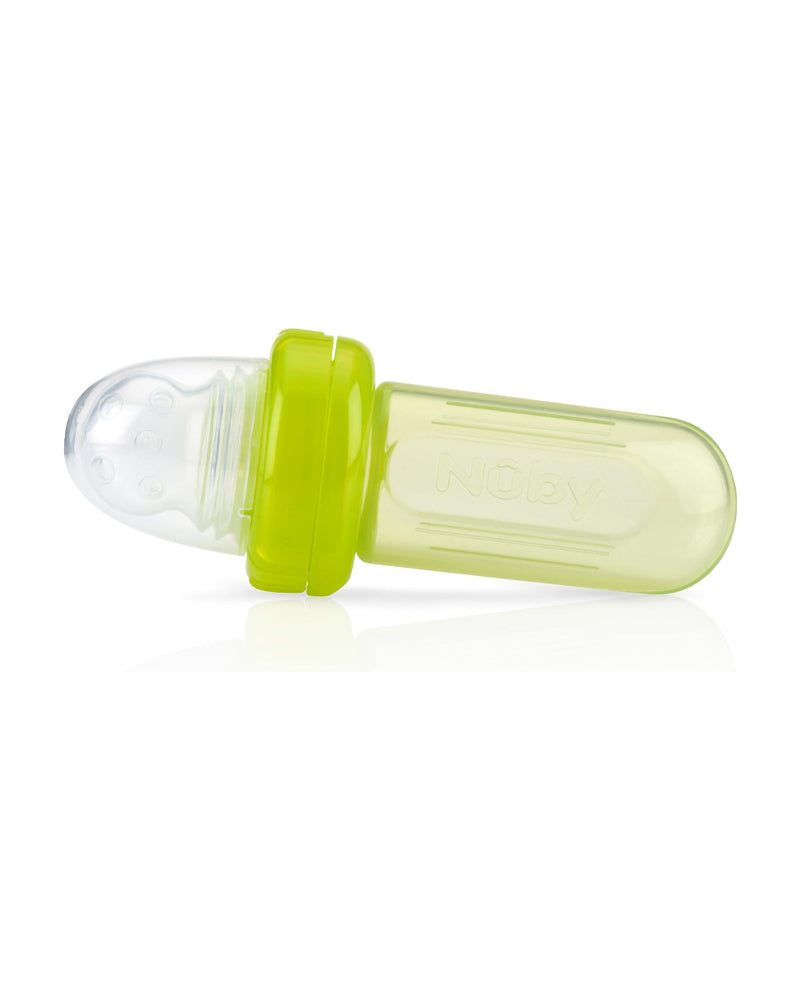 Nûby Nibber Snack for Fruits & Vegetables & Silicone Cookies 6M+ - Green