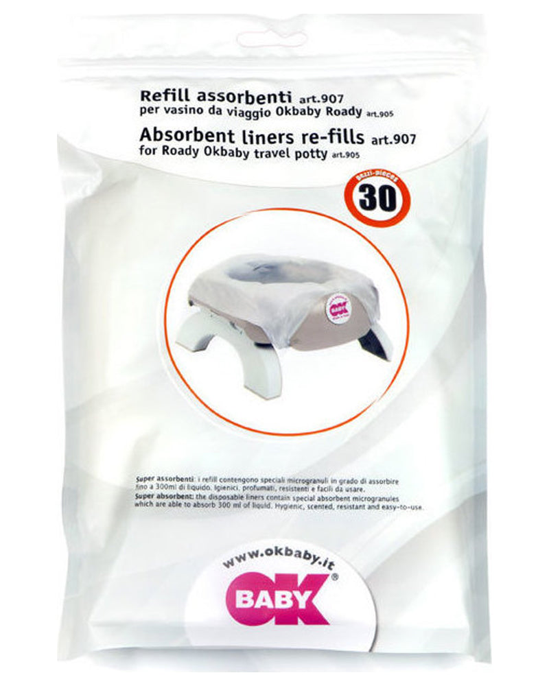 OK Baby Set de Recharges pour Pot & Réducteur Roady - 30 Pièces