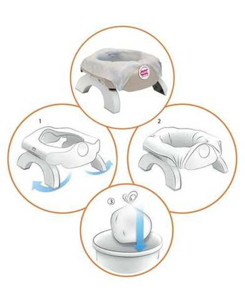 OK Baby Set de Recharges pour Pot & Réducteur Roady - 10 Pièces