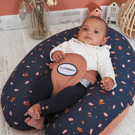 Coussin d'Allaitement & Grossesse 3en1 Multirelax - Fleurs & Cassonade