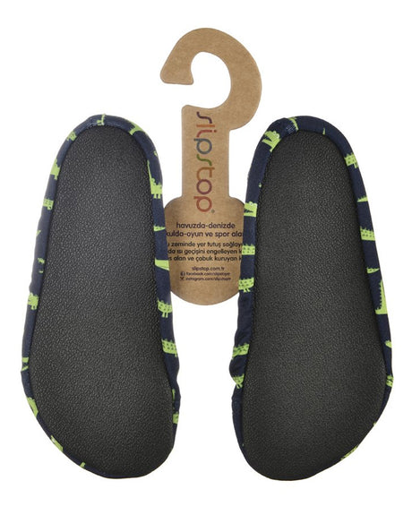 Slipstop Gator Chausson de Piscine Antidérapantes - Noir