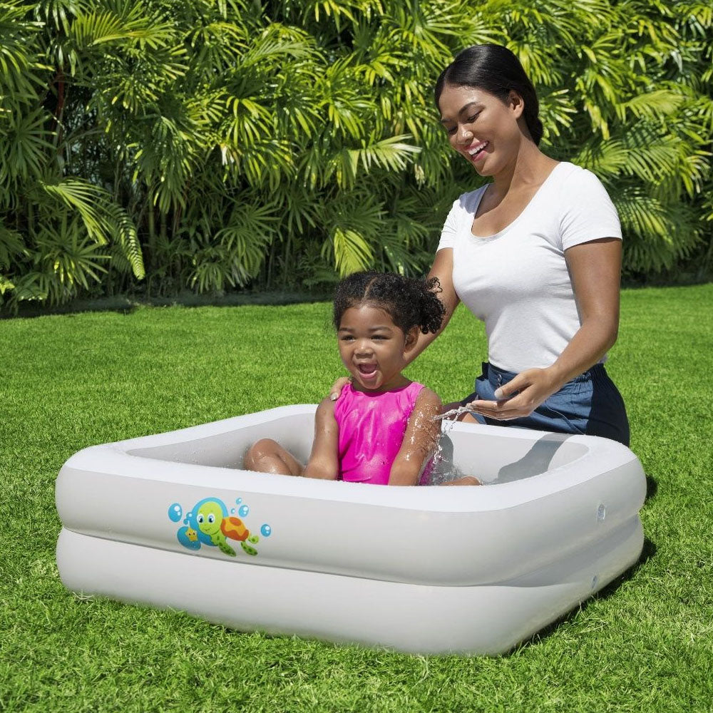 Bestway Piscine Gonflable Carrée FLUO 86x86x25cm