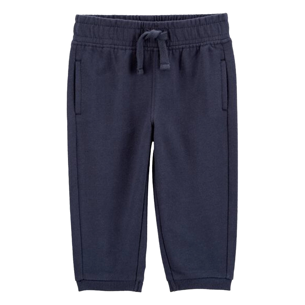Pantalón de jogging de felpa sin cierre para Bebé Carter's - Azul
