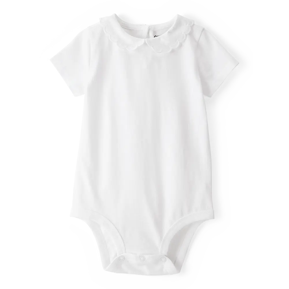 Body à col festonné bébé fille - OshKosh Blanc