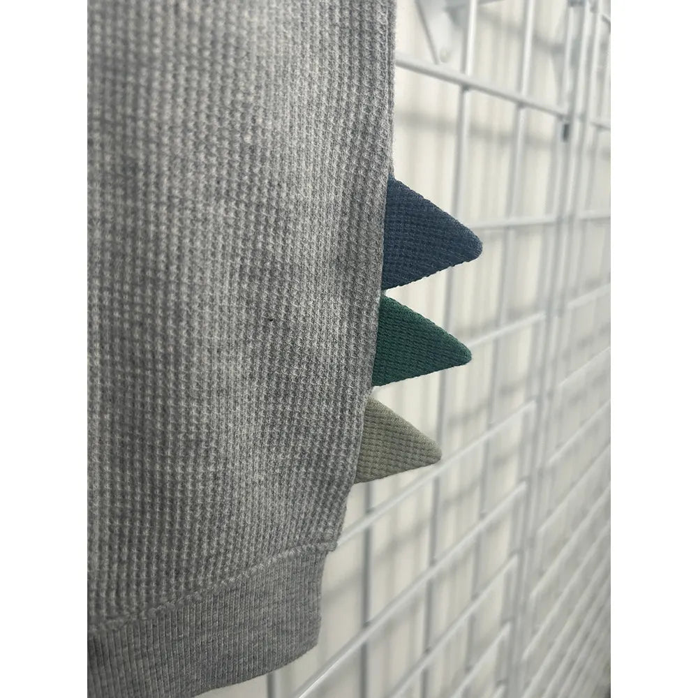 Combinaison grise à manches longues bébé en mélange de coton motif dinosaure