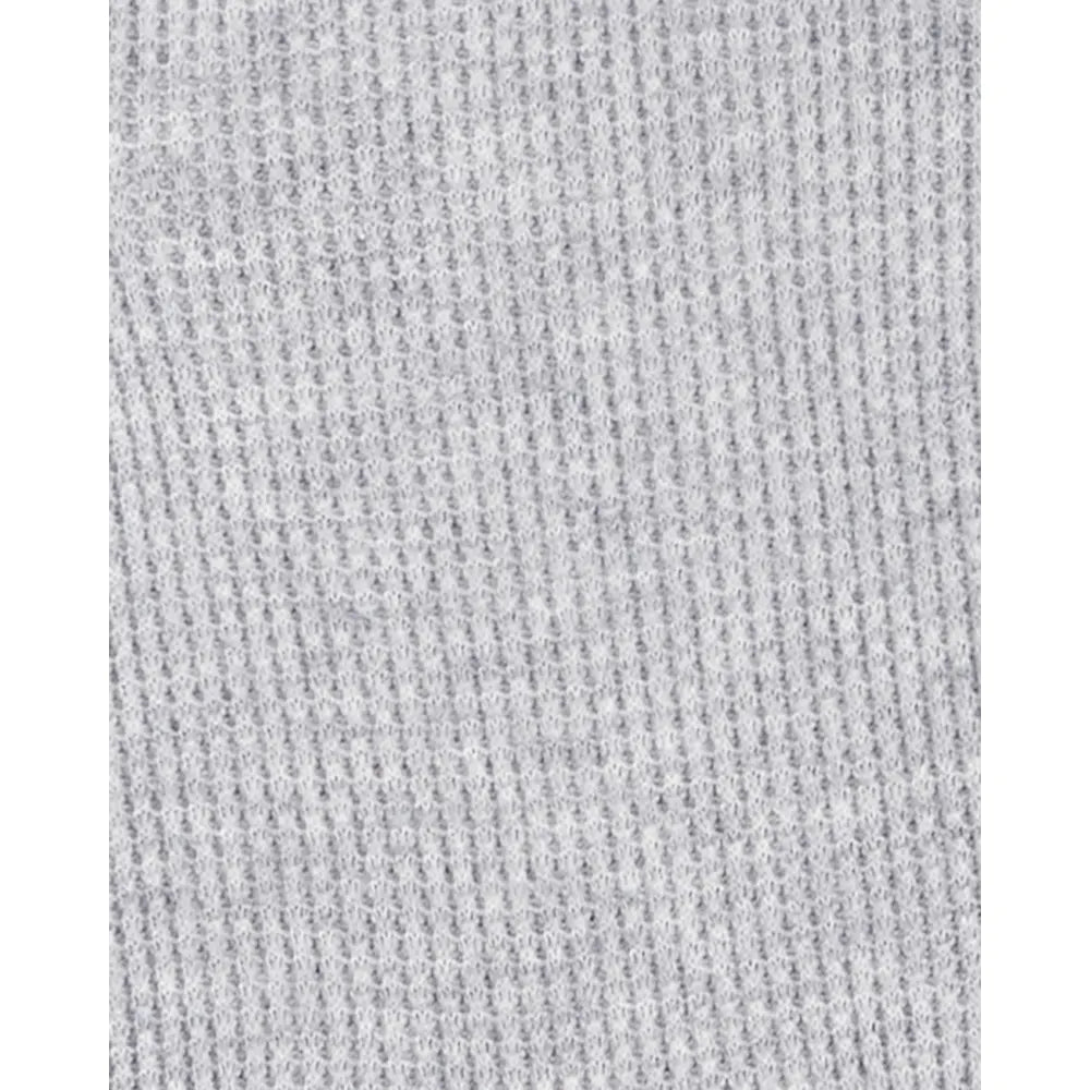 Combinaison grise à manches longues bébé en mélange de coton motif dinosaure