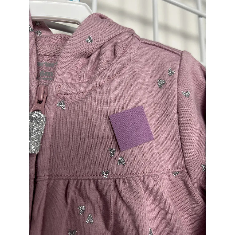 Combinaison violette à manches longues bébé