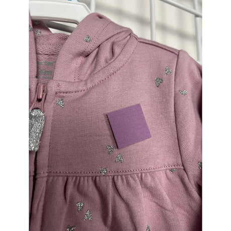 Combinaison violette à manches longues bébé