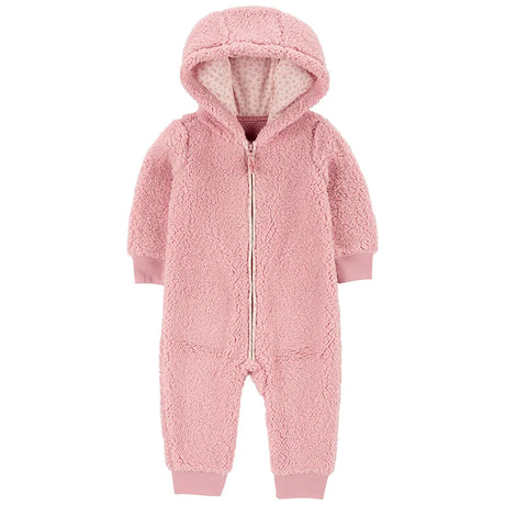 Combinaison polaire à capuche bébé