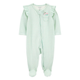 Pyjama dors-bien zippé vichy bébé fille - Coton