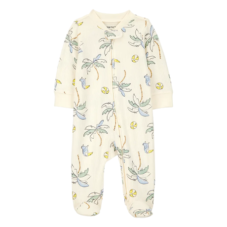 Pyjama dors-bien zippé palmiers bébé garçon