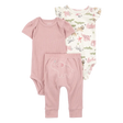 Ensemble 3 pièces éléphant pour bébé fille