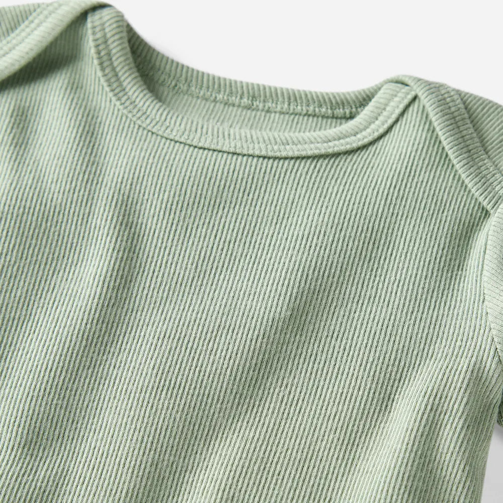 Lot de 3 bodys en coton bio bébé - Unisexe