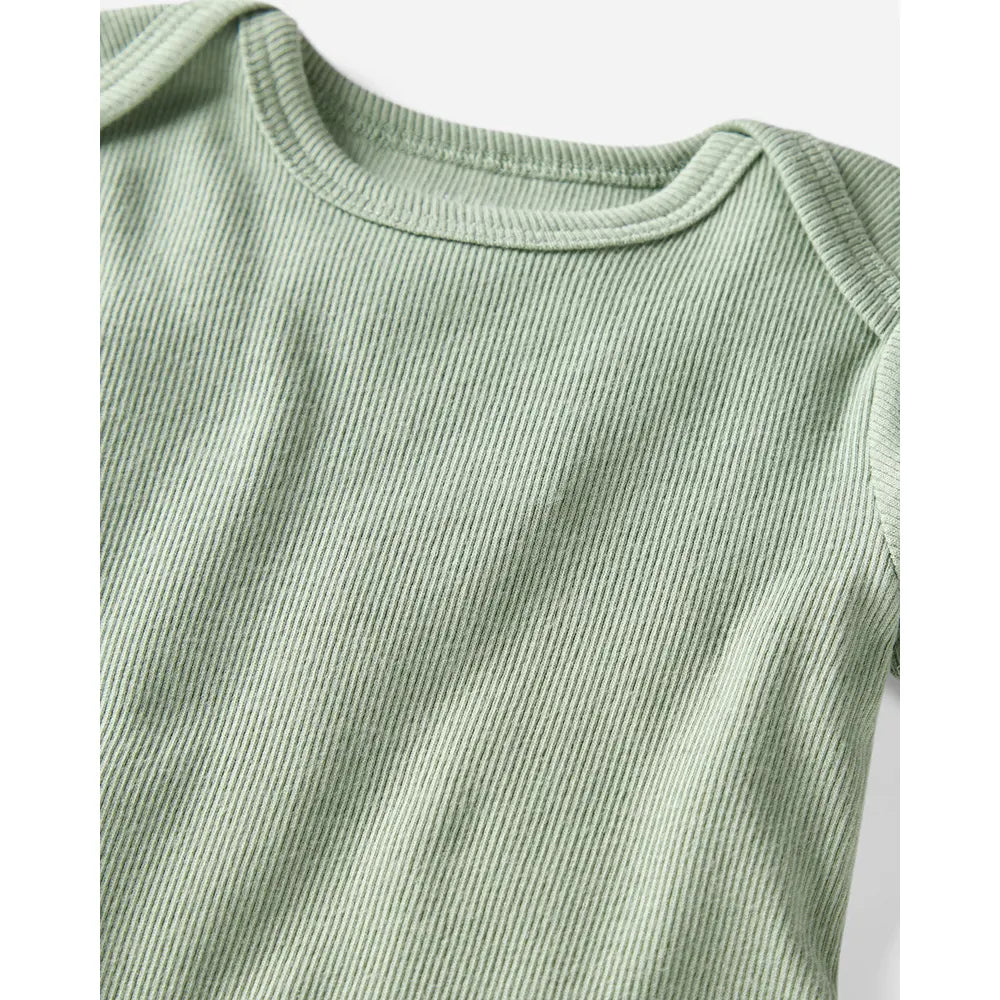 Lot de 3 bodys en coton bio bébé - Unisexe