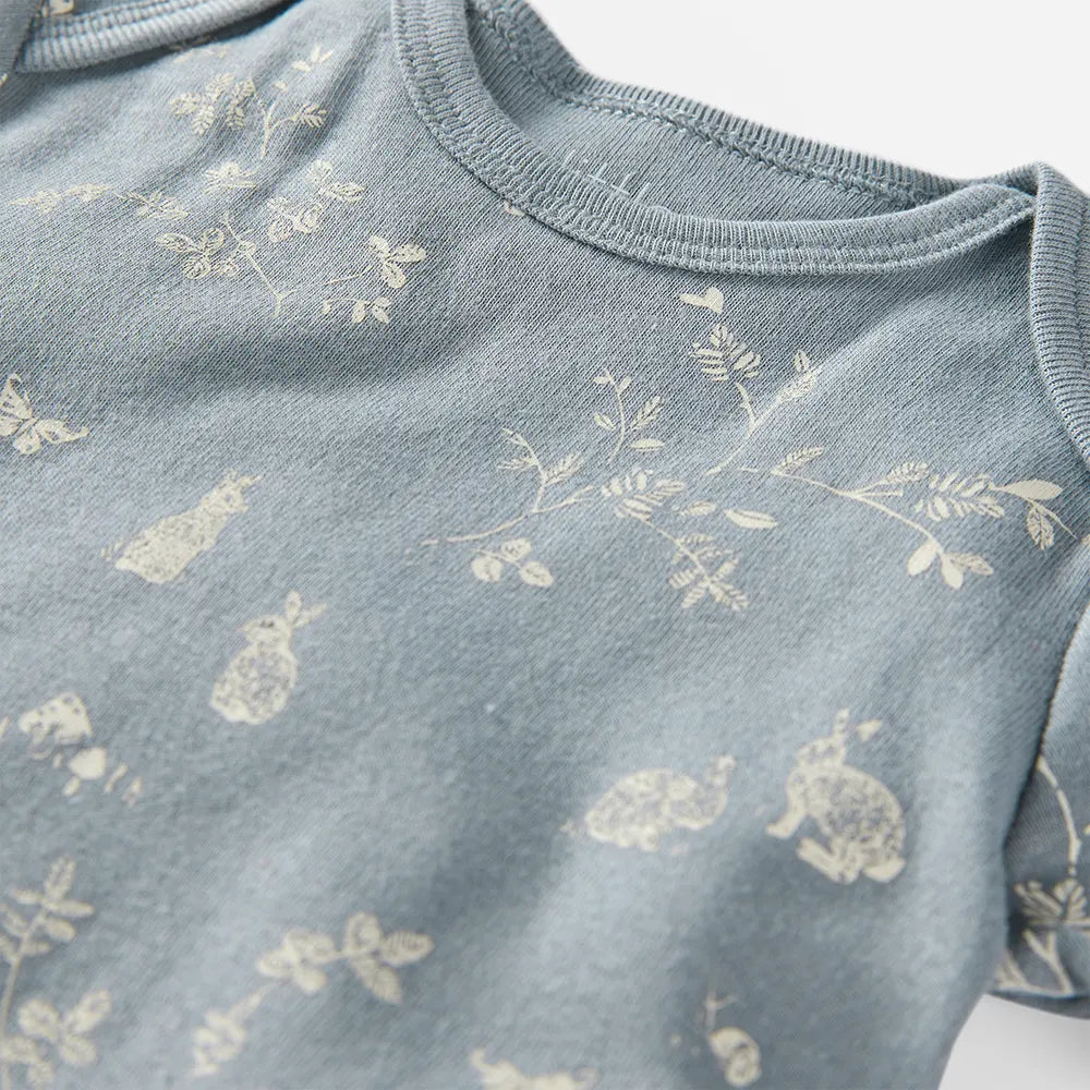 Lot de 3 bodys en coton bio bébé fille