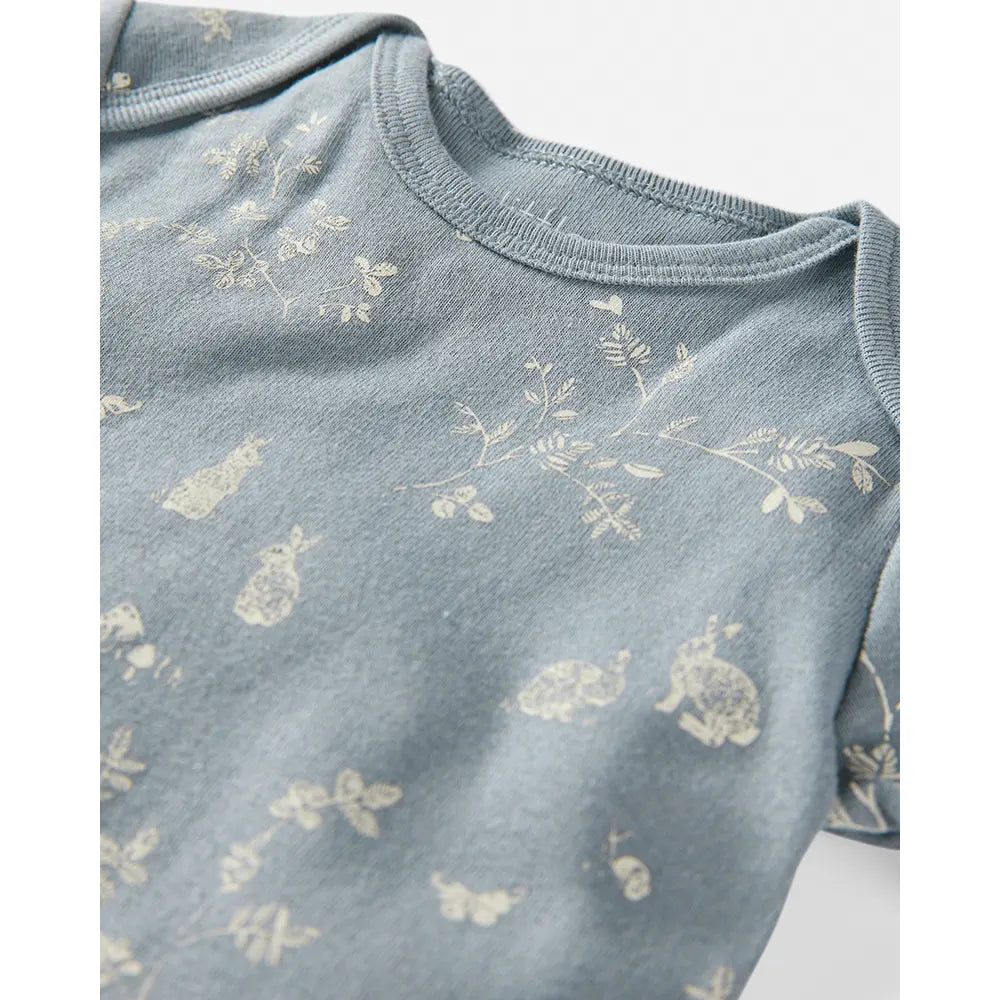 Lot de 3 bodys en coton bio bébé fille