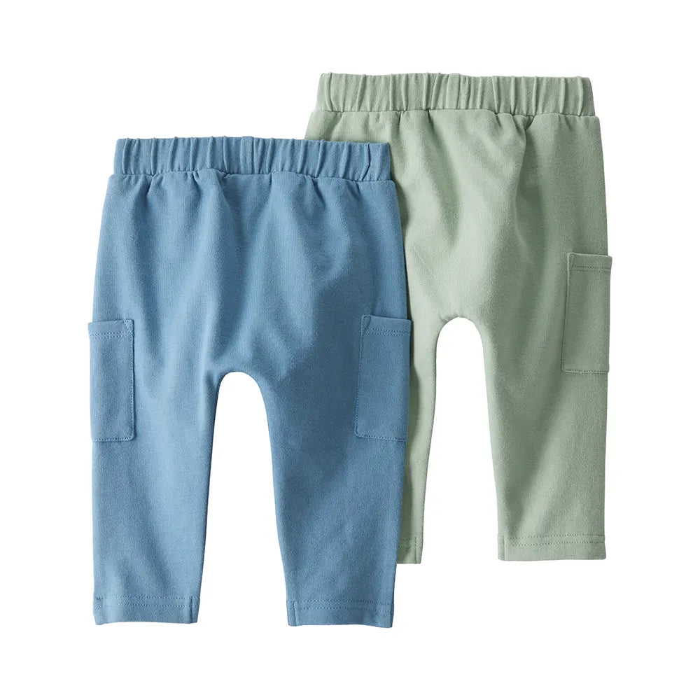 Lot de 2 joggers en coton bio bébé - Unisexe