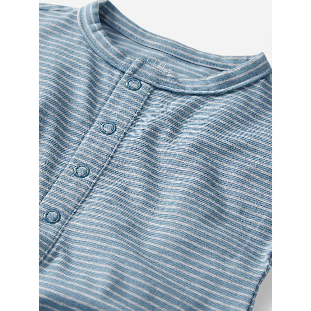 Lot de 2 barboteuses en coton bio bébé - Unisexe