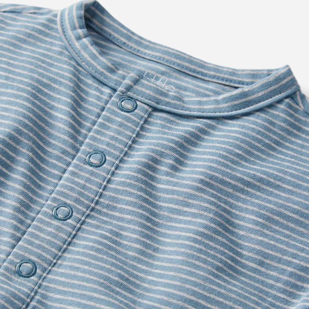 Lot de 2 barboteuses en coton bio bébé - Unisexe