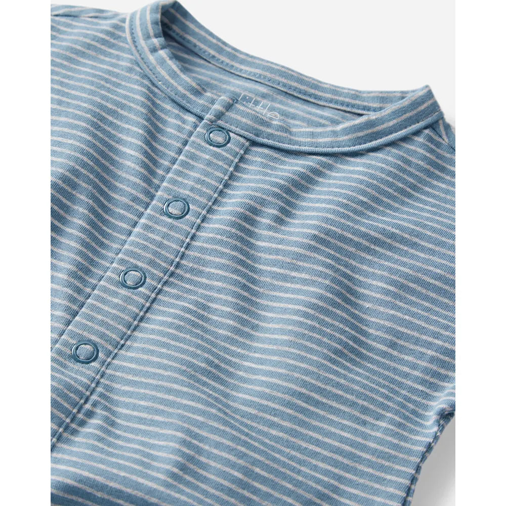 Lot de 2 barboteuses en coton bio bébé - Unisexe