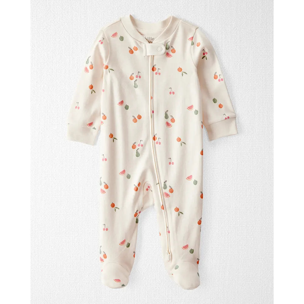 Pyjama dors-bien en coton bio - Imprimé fruits