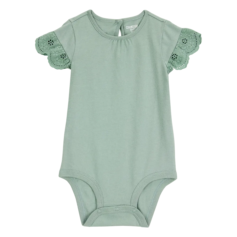 Body à manches papillon bébé fille - OshKosh Vert