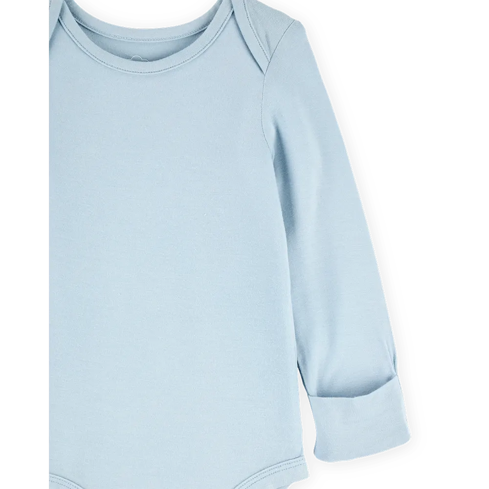 Lot de 2 Bodies PurelySoft Bébé Garçon Carter's - Bleu & Ivoire