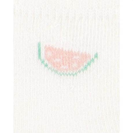 Lot de 6 paires de chaussons fruits bébé fille