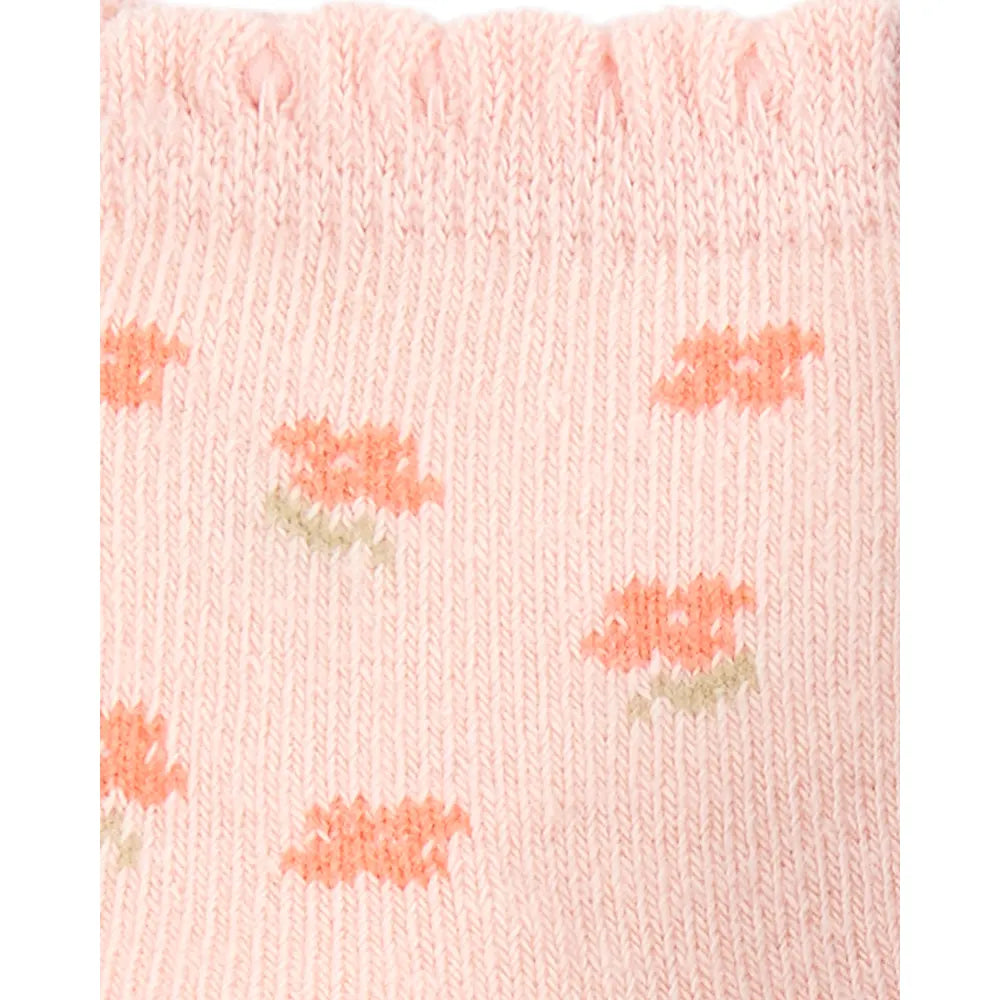 Lote de 6 pares de patucos con volantes para bebé niña Carter's - Multicolor