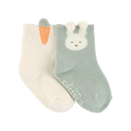 Lot de 2 paires de chaussons Pâques bébé