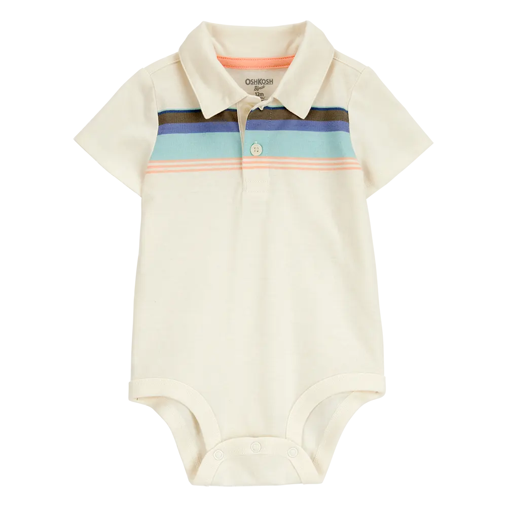 Body polo rayé à manches courtes bébé garçon - OshKosh