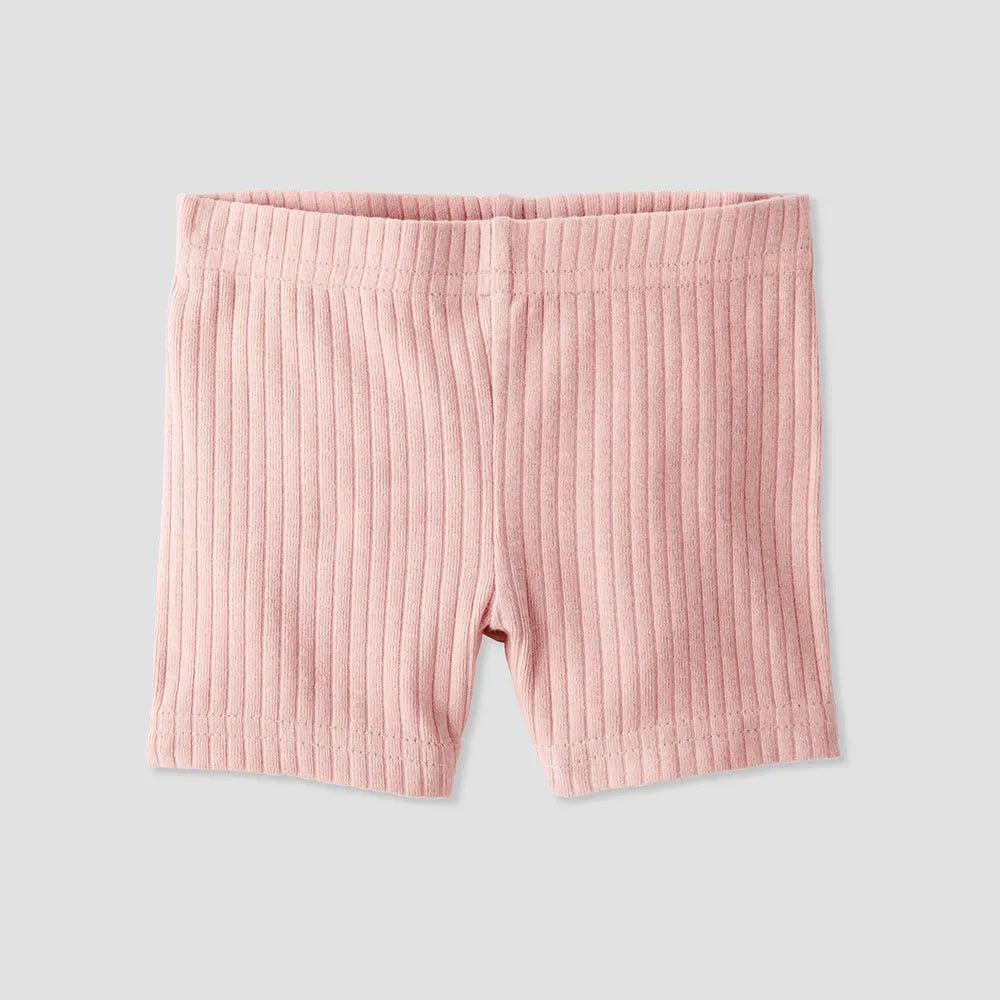 Ensemble 2 pièces fraise en coton bio bébé fille