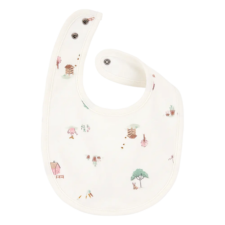 Lot de 3 bavoirs fleuris pour bébé fille
