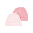 Lot de 2 bonnets de naissance bébé fille - Rose