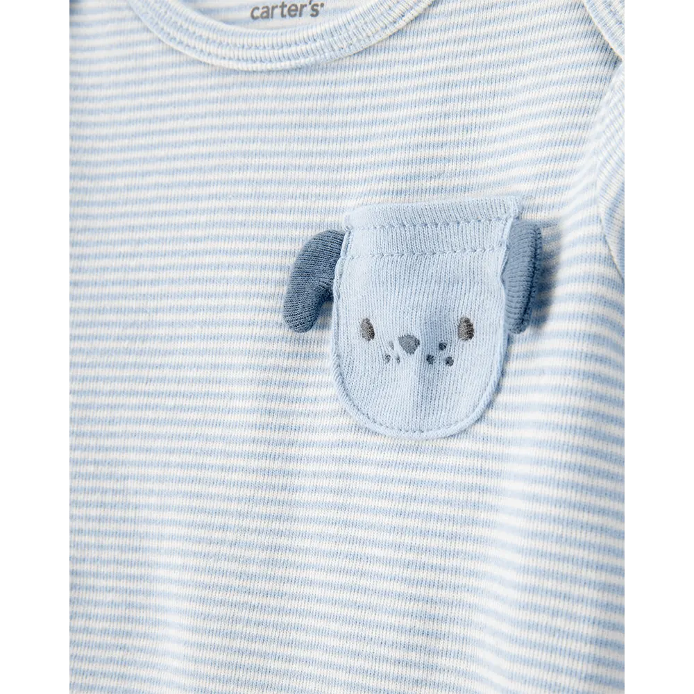 Ensemble 4 pièces chiot bébé garçon - 100% Coton