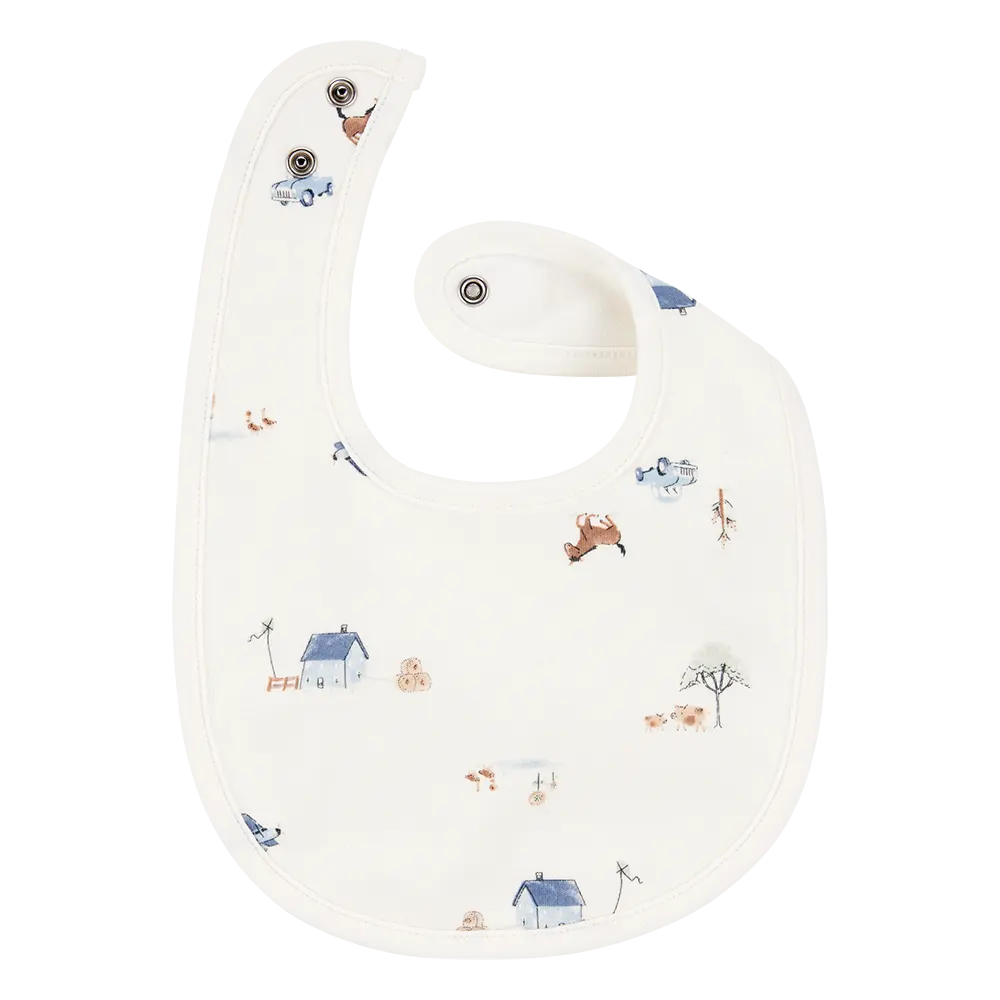 Lot de 3 bavoirs chien pour bébé garçon