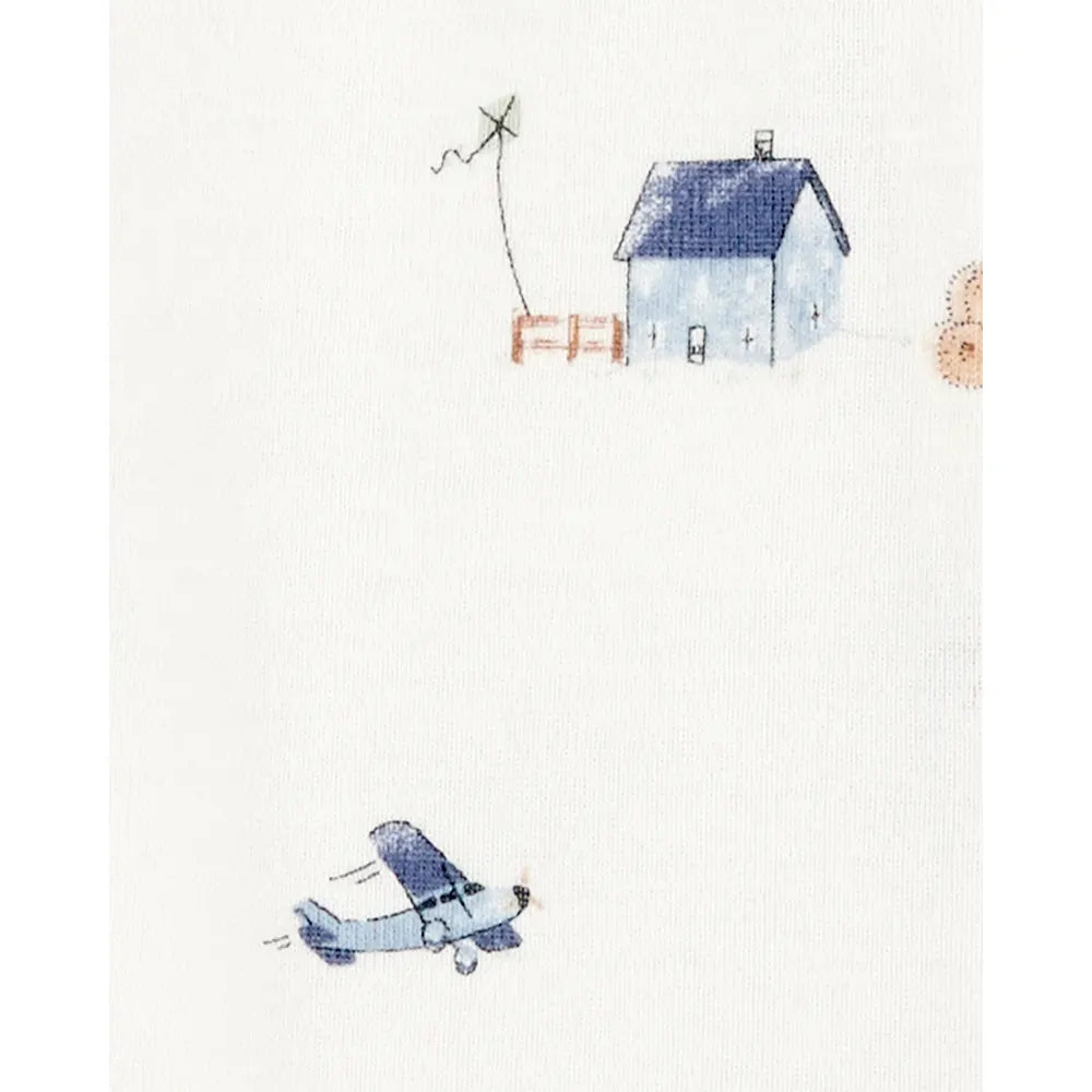 Ensemble pyjama et bonnet bébé garçon - Imprimé