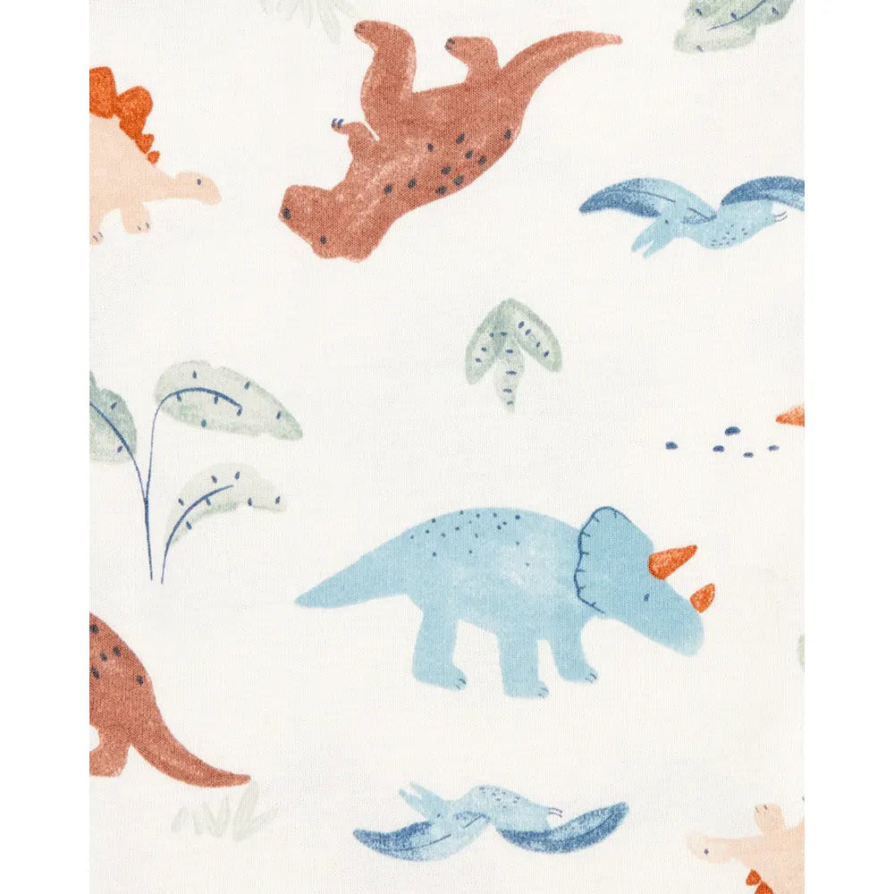 Ensemble 3 pièces dinosaure bébé garçon - Coton