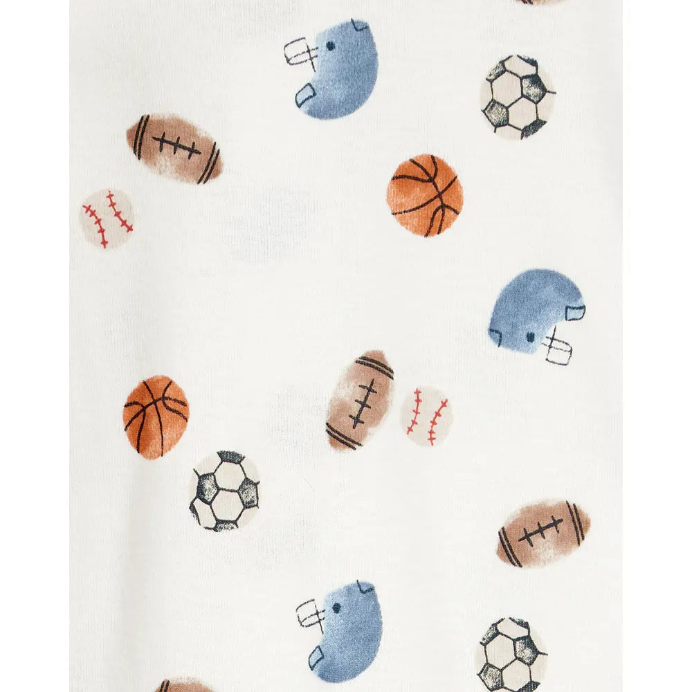 Ensemble 3 pièces football pour bébé garçon - Coton