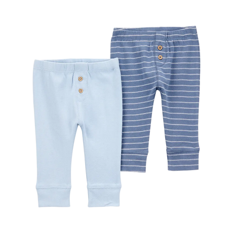 Lot de 2 pantalons bébé garçon - Bleu