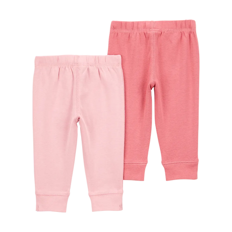 Lot de 2 pantalons bébé fille - Rose