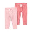 Lot de 2 pantalons bébé fille - Rose