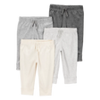 Lot de 4 pantalons pour bébé - Couleurs neutres