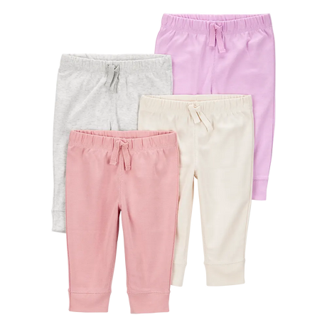 Lot de 4 pantalons pour bébé fille