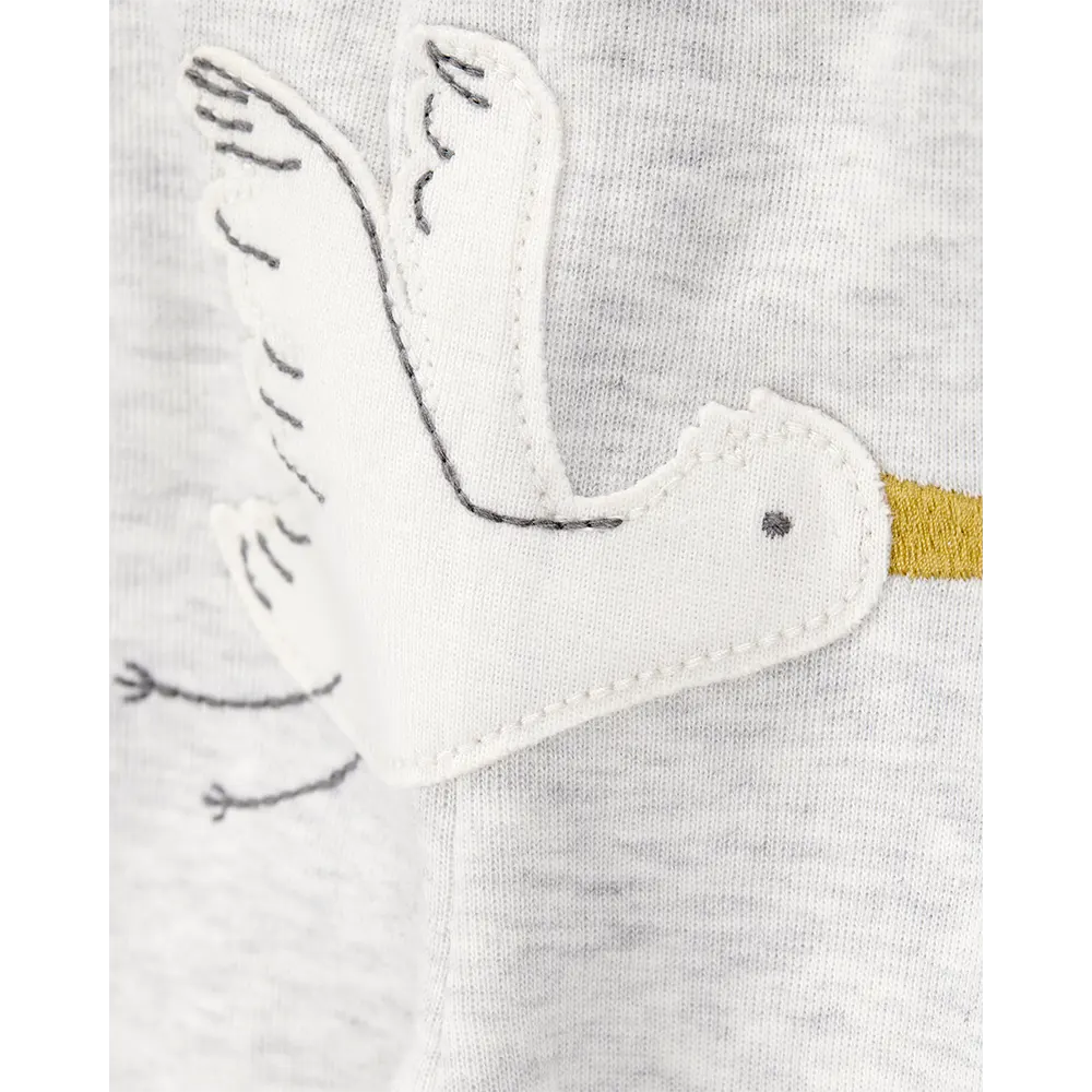 Ensemble 3 pièces cigogne pour bébé - Unisexe